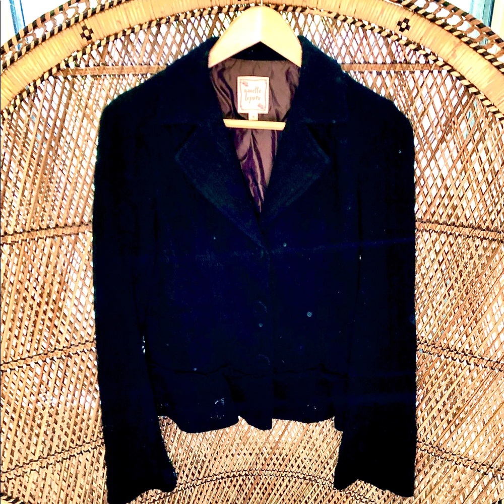 Nanette Lepore wool bouclé jacket